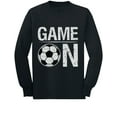 thumbnail image 1 of Game On! Gift for Soccer Lover / Player Toddler/Kids Long sleeve T-Shirt 4T Black, 1 of 1