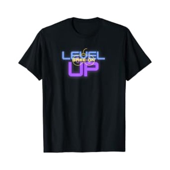 Game On Level Up T-Shirt, Unisex T-Shirt