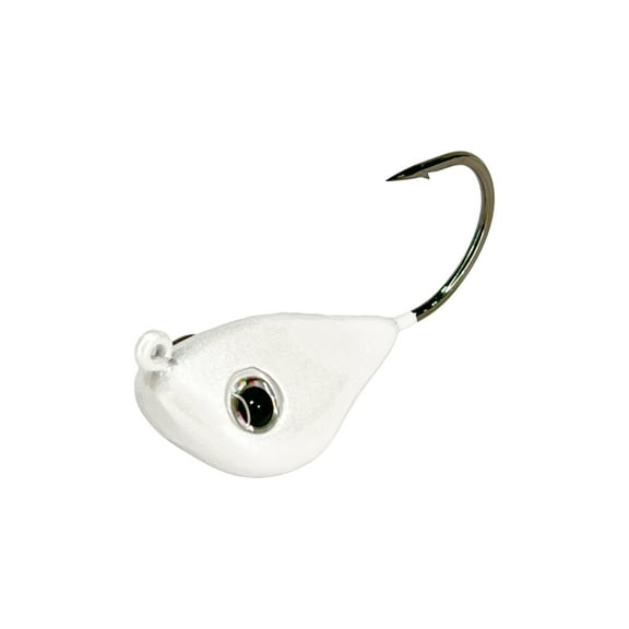 Game On! Rock Bottom Blackfish Jig, 1.5 oz, White, 2/Pack