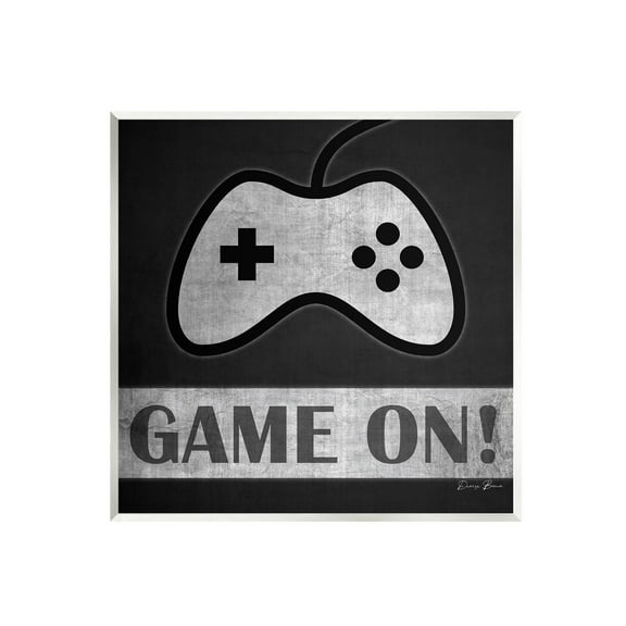 Game On Video Gaming Phrase Art for Kids Graphic Art Unframed Art Print Wall Art