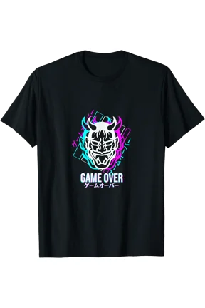 Game Over ゲームオーバー Aesthetic Vapor wave T-Shirt, Unisex T-Shirt