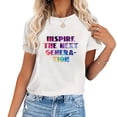 thumbnail image 1 of Game Over Back To School Back to School Gifts Trendy Women's Graphic T-Shirt for Summer with Cute Print, 1 of 5