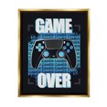 thumbnail image 1 of Game Over Controller Phrase Art for Kids Graphic Art Metallic Gold Framed Art Print Wall Art, 1 of 6