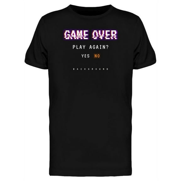 Game Over Final Scene Graphic T-Shirt Men -Image by Shutterstock, Male XX-Large