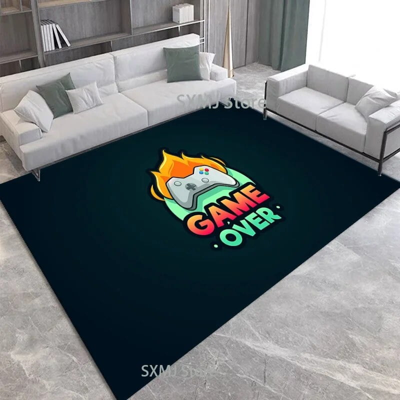 Game Over Gaming Player Gamer Rug Carpet Door Corridor Hallway Step
