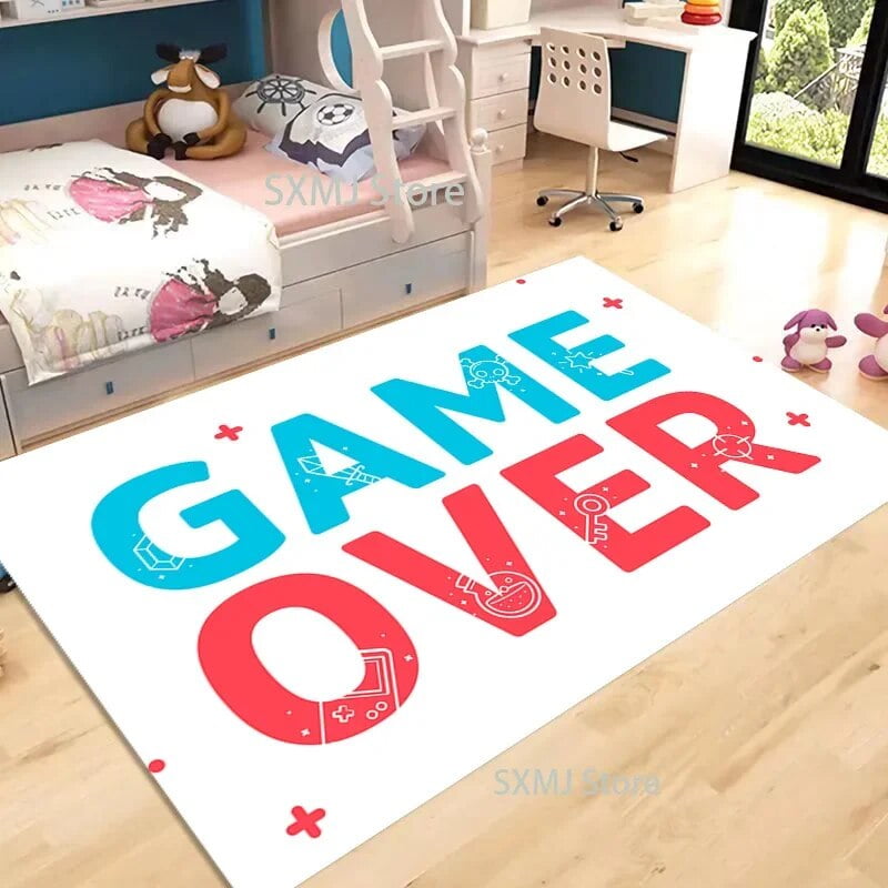 Game Over Gaming Player Gamer Rug Carpet Door Corridor Hallway Step