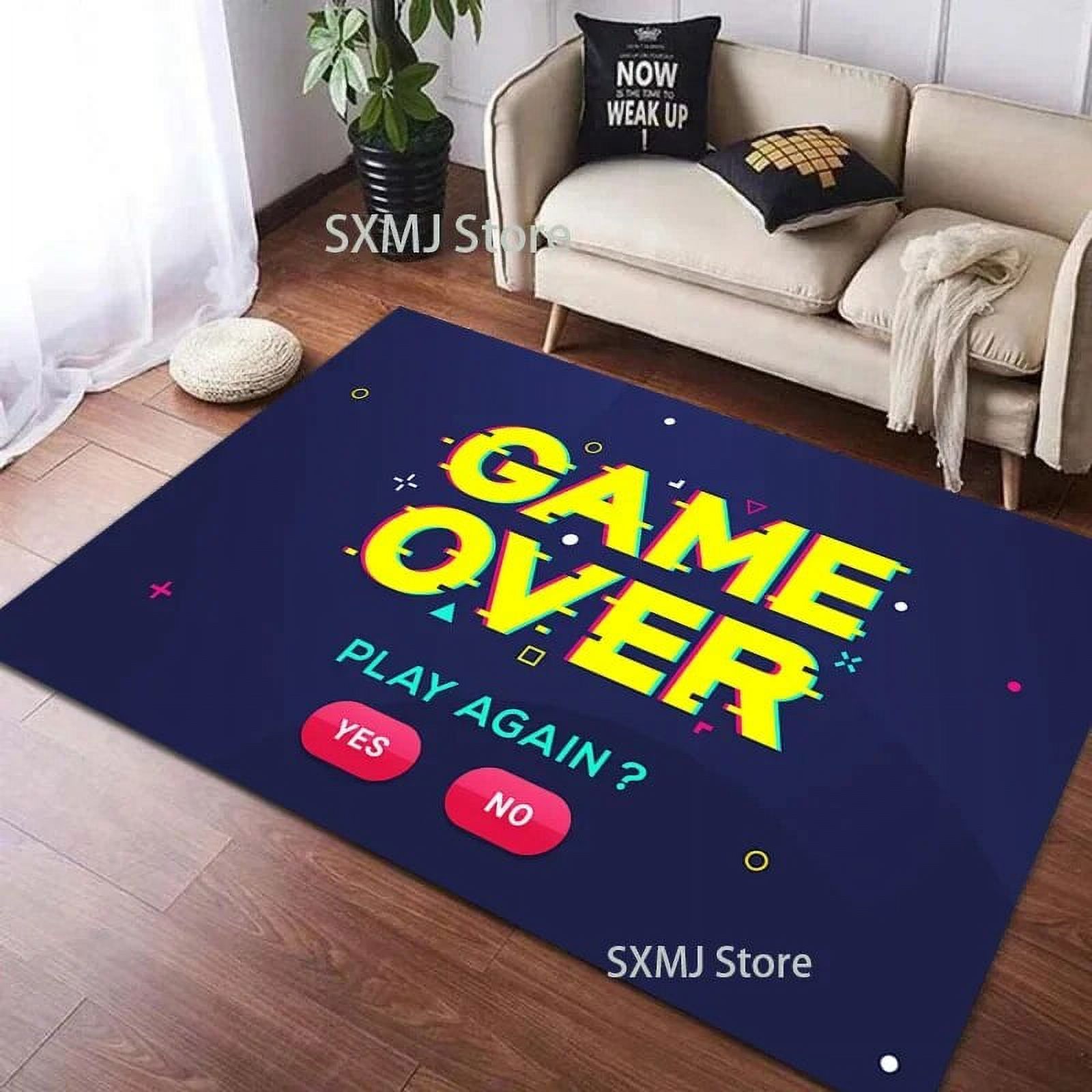 Game Over Gaming Player Gamer Rug Carpet Door Corridor Hallway Step