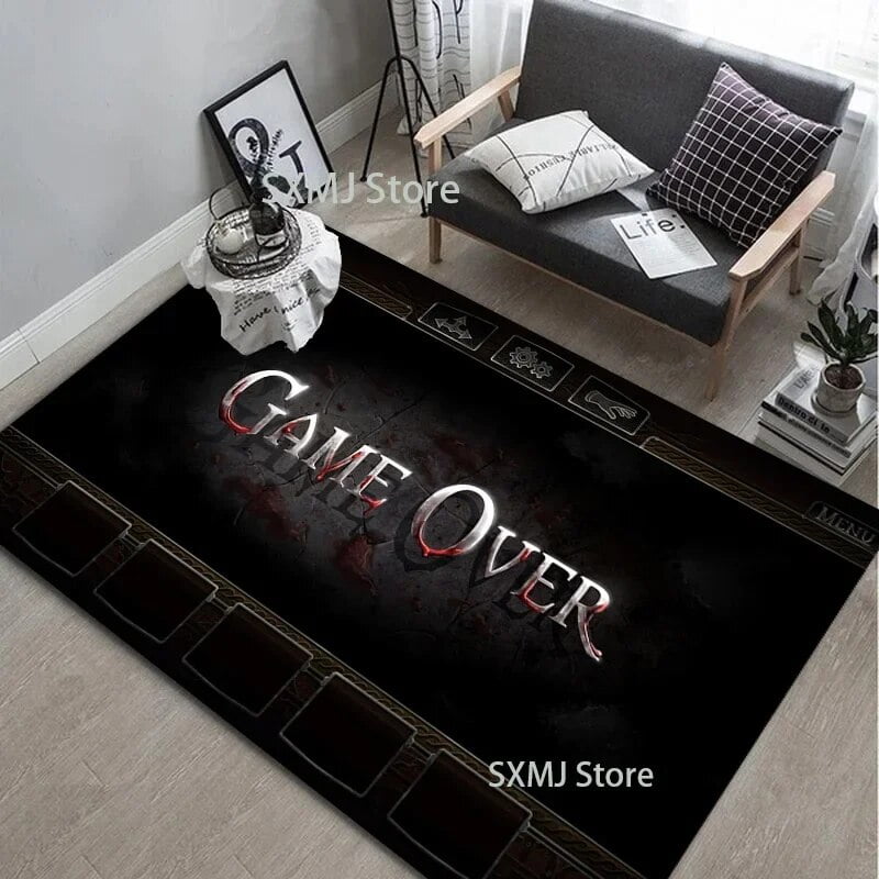 Game Over Gaming Player Gamer Rug Carpet Door Corridor Hallway Step