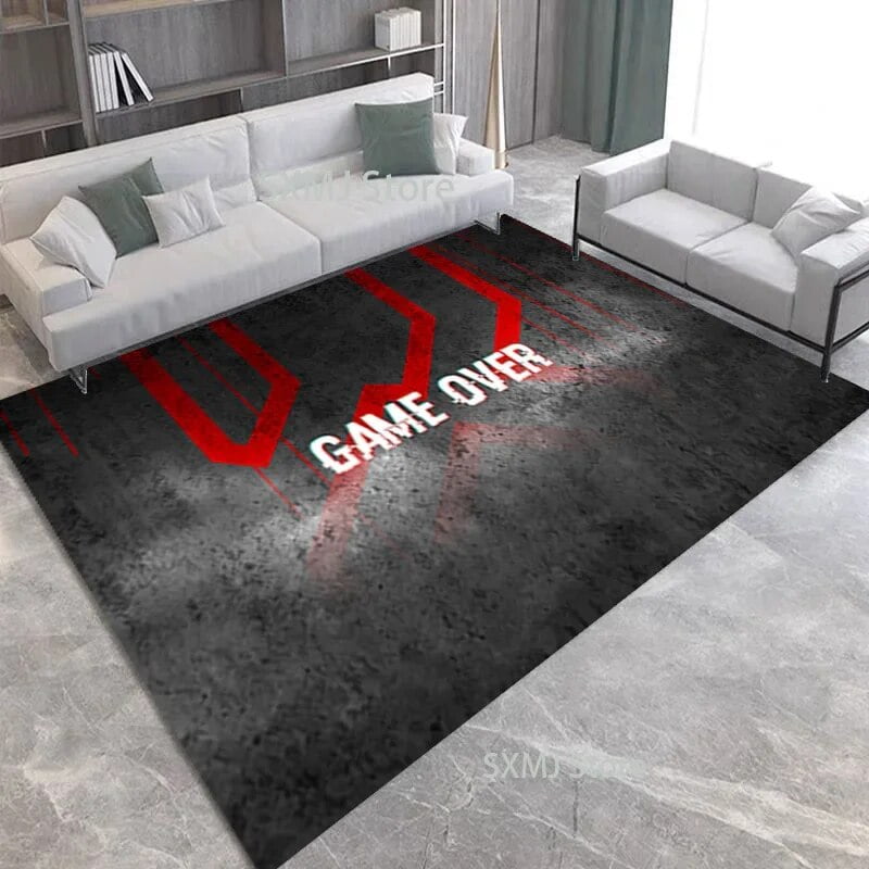 Game Over Gaming Player Gamer Rug Carpet Door Corridor Hallway Step