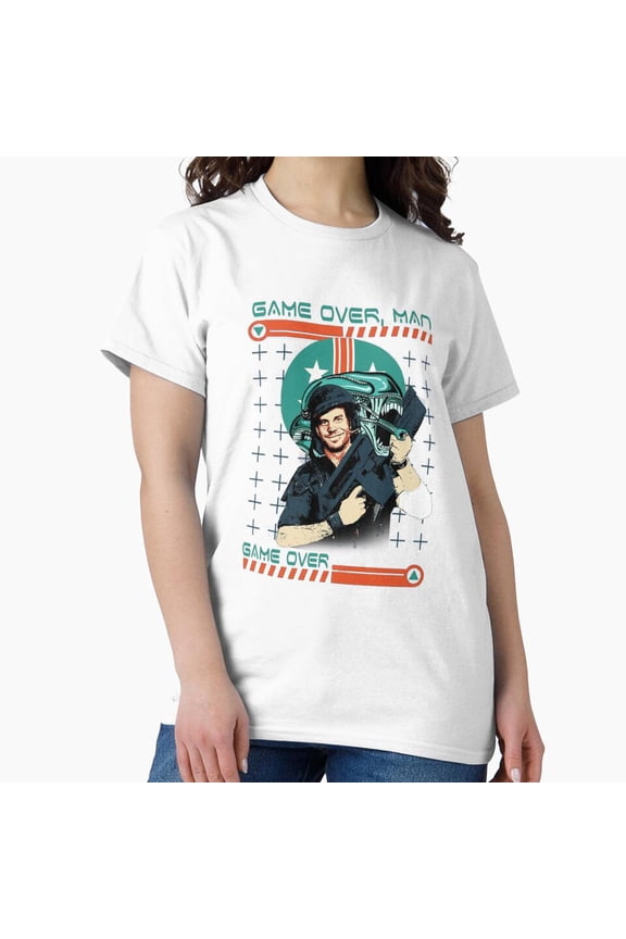 Game Over Man Alien Colonial Sci-Fi Quote T-Shirt