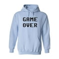 thumbnail image 1 of Game Over Quote Hoodie Men -Image by Shutterstock, Male Small, 1 of 4