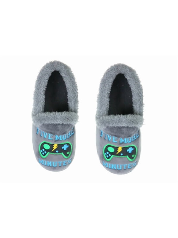 Game Over Sleep Mode Gamer Slippers (11-12)
