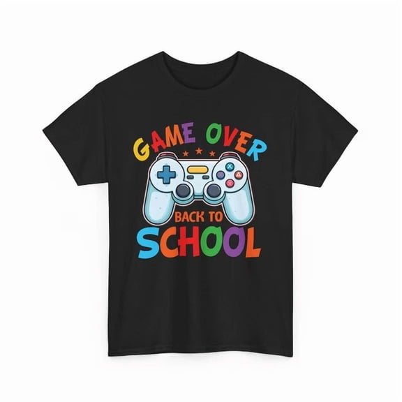 Game Over T-Shirt S-5XL, Retro Gamer Tee, Video Game Graphic Shirt