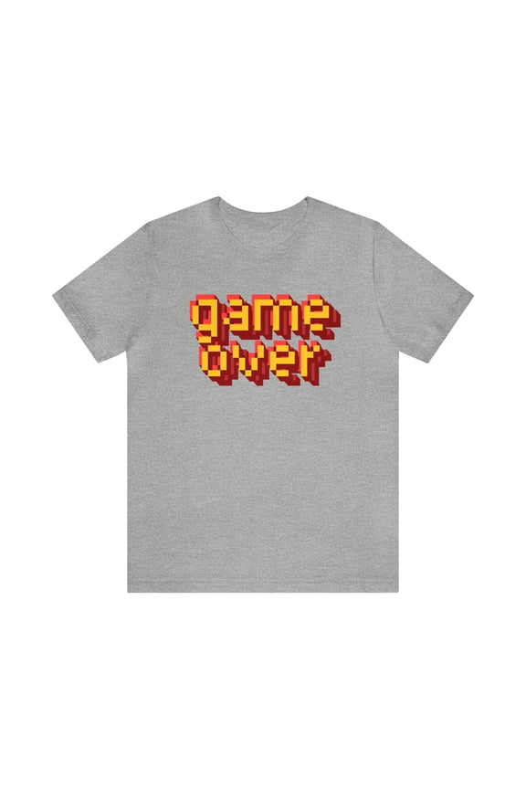 Game Over Unisex Jersey Short Sleeve Tee