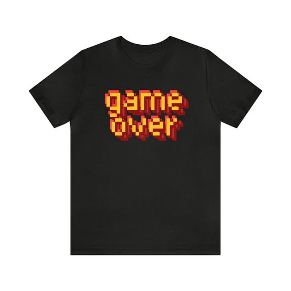 Game Over Unisex Jersey Short Sleeve Tee