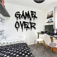 thumbnail image 1 of Game Over Wall Decal Gamer Controller Video Game Wall Decals Customized For Kids Bedroom Playroom Vinyl Wall Sticker 74x76cm, 1 of 4