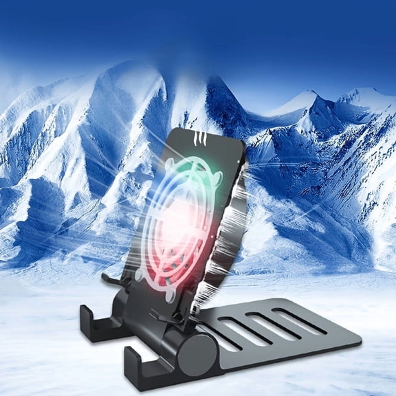 Game Phone Cooler, Phone Cooling Fan Cooler Suitable for iPhone, Android, Smartphone Live Streaming