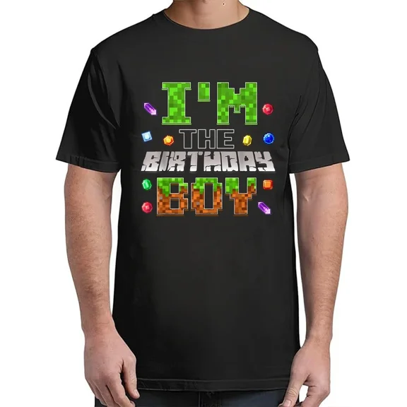Game Pixel Number Birthday Party For Adult S-4XL T-Shirt