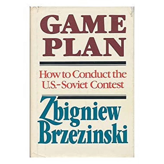 Pre-Owned Game Plan (Hardcover) 087113084X 9780871130846