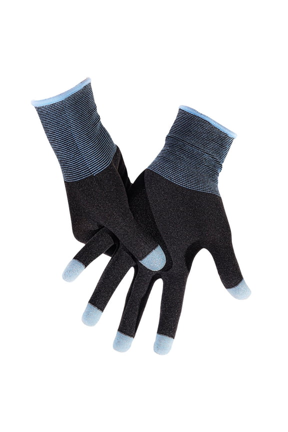Game Playing Glove Highly Sensitive Gaming Finger Sleeves Anti-Sweat Breathable Keep Warm Compatible for E-Sports 1 Pair