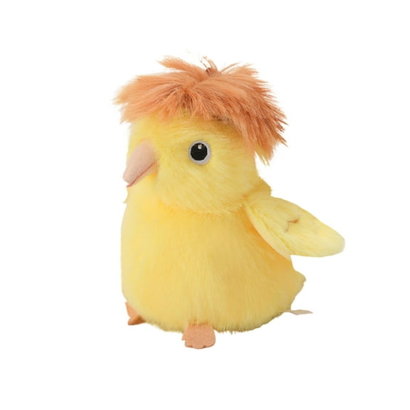 Game Plush Toy, Personalised Plush Doll, Cute Plush Toy Gift For Game Fans, Yellow Bird Plush With Orange Hair, Soft Stuffed Animal Toy For Kids And Collectors, 1 Piece