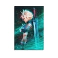 thumbnail image 1 of Game Poster Final Anime Fantasy 7 Rebirth Art Game Posters Cloud (1) Wall Art Poster Gifts Bedroom Prints Home Decor Hanging Picture Canvas Painting Posters 12x18inch(30x45cm), 1 of 6