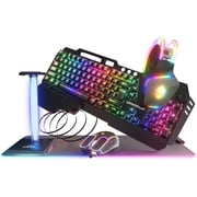 GAMEPUNK 6-Piece Codebreakers Gaming PC Accessories Bundle with Keyboard, Mouse, Headset, and More