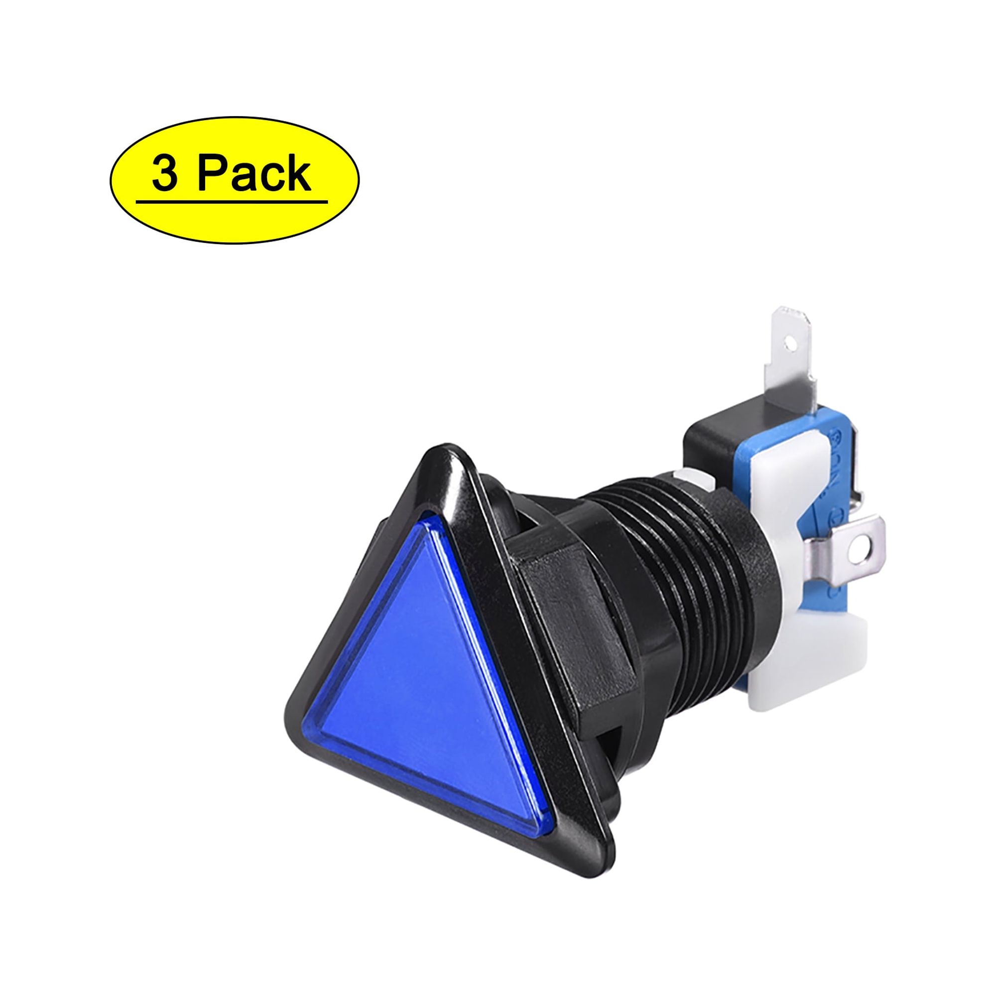 Micro Arcade Game Push Button 98mm Round 12V LED Illuminated Push ...