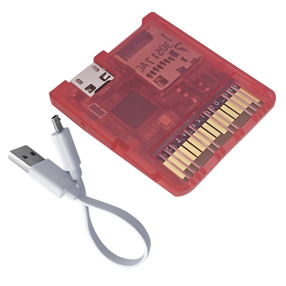 Game Reader Cartridge for Console Clear Case Game Card Easy Firmware Updates Low Power Consumption
