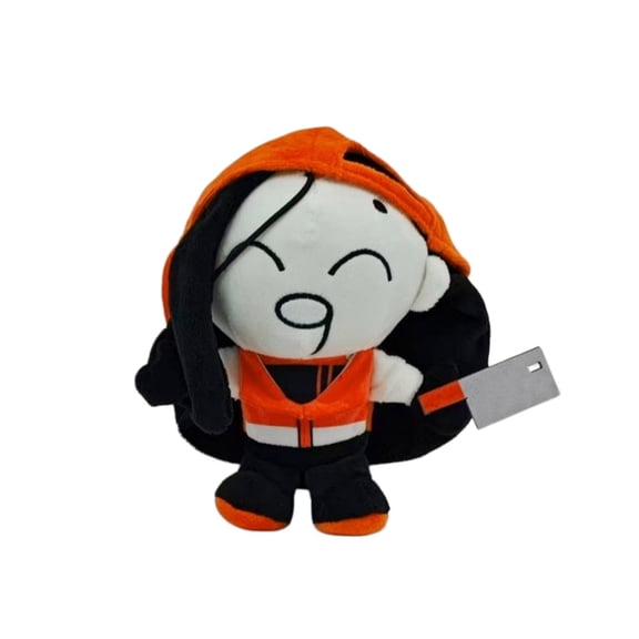 Game Related Butcher & Vanity Plush Doll Soft Toy Stuffed Figure Cartoon Character with Hooded Outfit and Accessory for Children and Collectors, Plush Puppet as Office Home Decoration