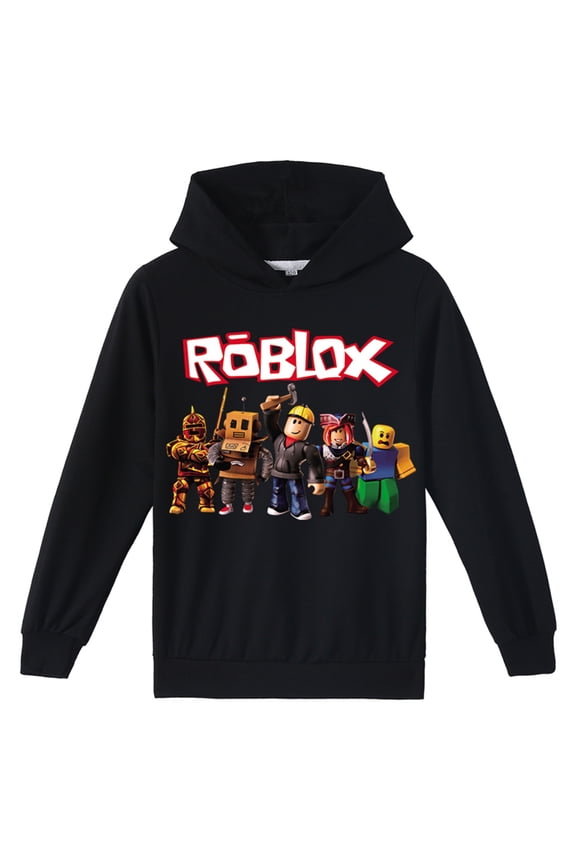 Game Roblox Cotton Long Sleeve Hoodies Casual Pullover Sweatshirts Hooded for Teen(8-16 Years)