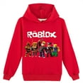 thumbnail image 1 of Game Roblox Cotton Long Sleeve Hoodies Casual Pullover Sweatshirts Hooded for Teen(8-16 Years), 1 of 4