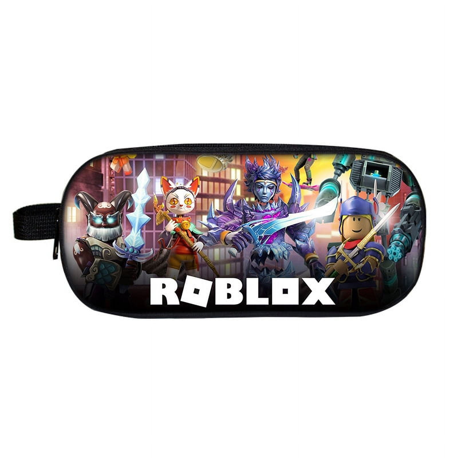 New Game Roblox Double Layer Flip Pen Bag Polyester for Primary and  Secondary School Students Stationery Box Christmas Gift Toy - AliExpress