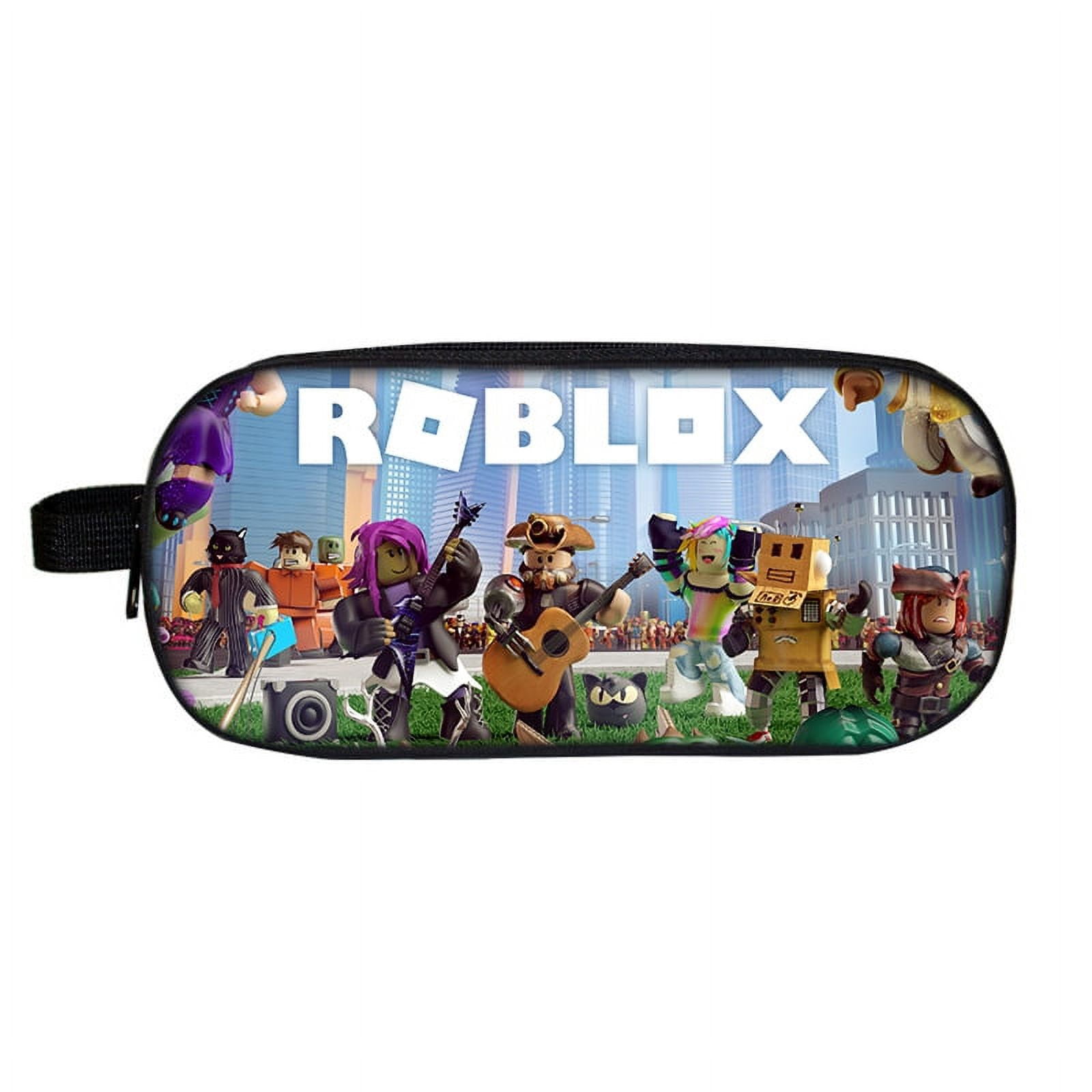 ROBLOX-Double-Layer Pencil Case, Pencil Case, Atualizar produtos de  impressão completa, alunos periféricos, primários e secundários, presentes