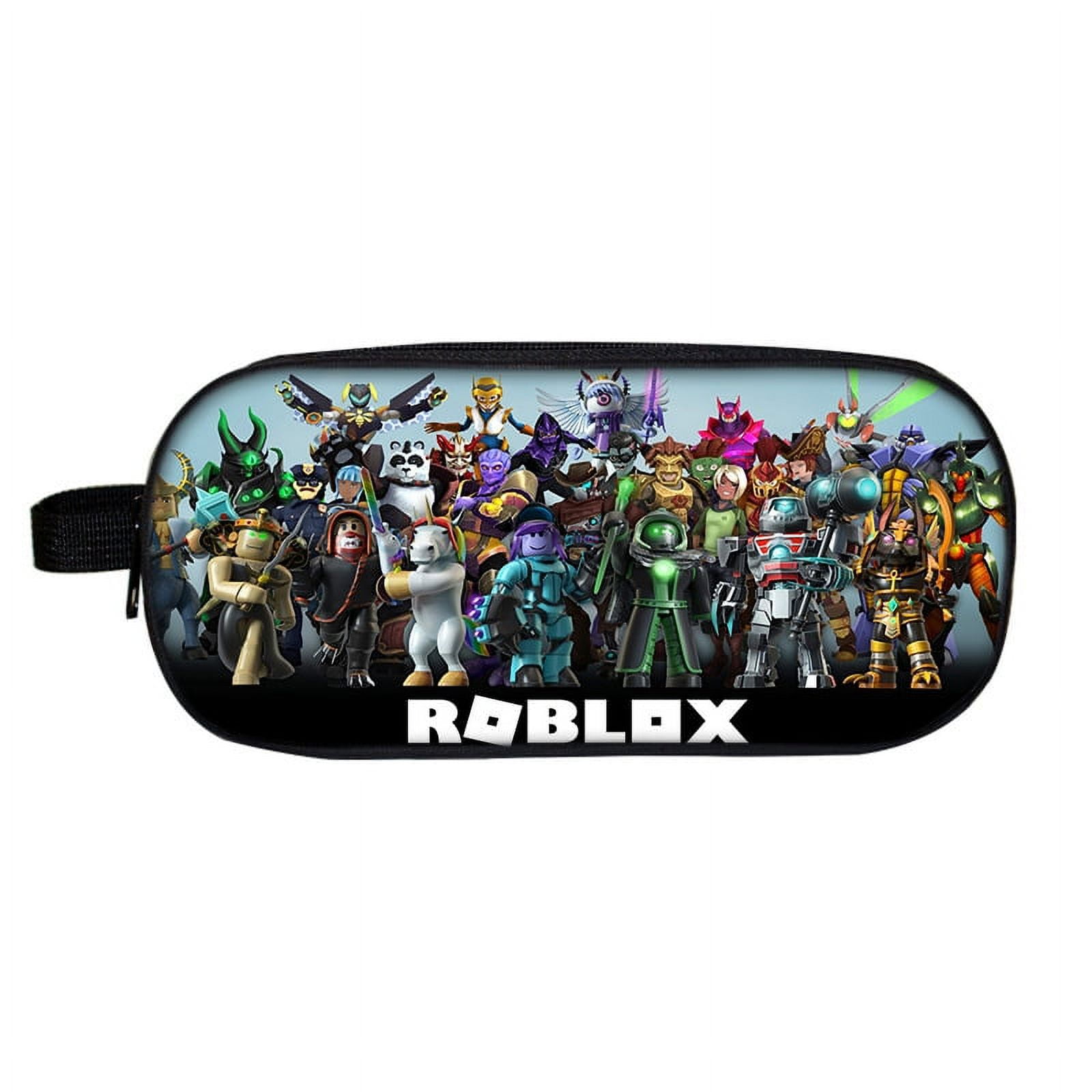 ROBLOX-Double-Layer Pencil Case, Pencil Case, Atualizar produtos de  impressão completa, alunos periféricos, primários e secundários, presentes