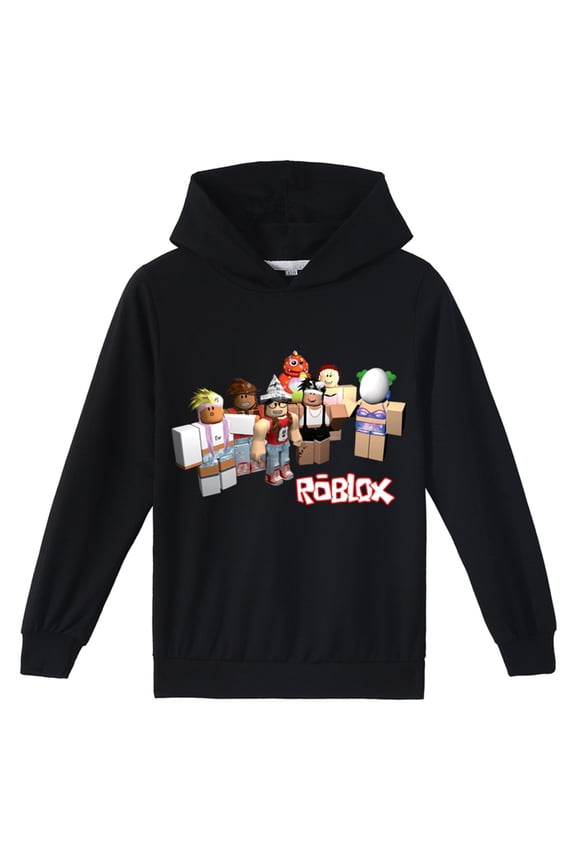 Game Roblox Long Sleeve Hoodies Loose Fit Sweatshirts Hooded Casual Pullover Tops for Teen