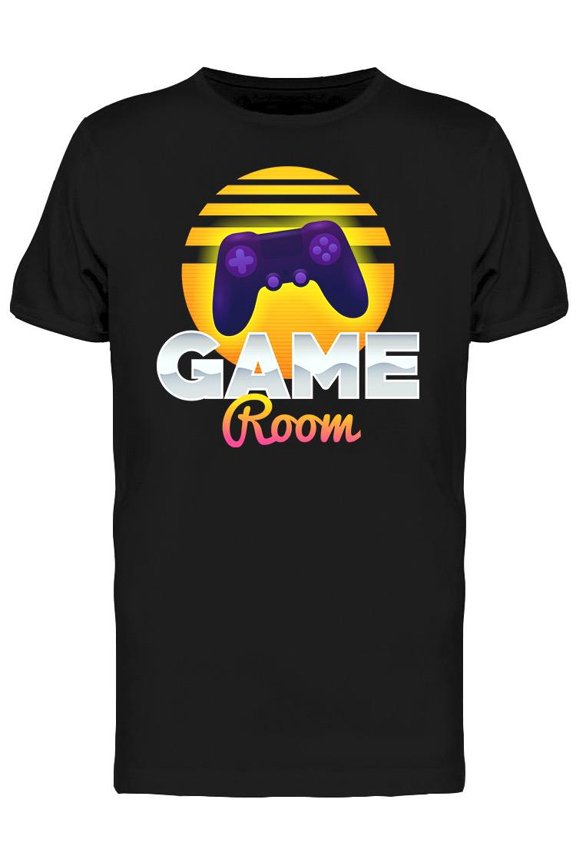 Game Room Controller Icon T-Shirt Men -Image by Shutterstock, Male Medium