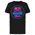 thumbnail image 1 of Game Room, Controller T-Shirt Men -Image by Shutterstock, Male Large, 1 of 2