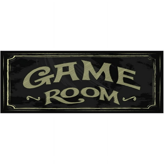Game Room Metal Metal Sign