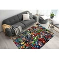 thumbnail image 1 of Game Room Rugs, Nursery Rugs, Stair Rug, Super Heros Rug, Home Decor Rug, Printed Heroes Rugs, Kids Room Rug, Anti-Slip Carpet Rug, Large Rug, 5.9'x9.2' - 180x280 cm, 1 of 9