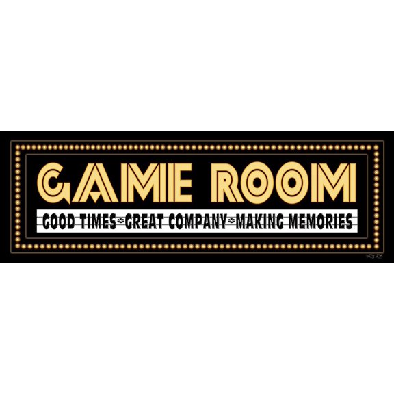 Game Room Sign Poster Print - Cindy Jacobs (24 x 8)