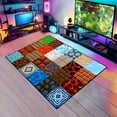 thumbnail image 1 of Game Rug Teen Boys Carpet with Pixel Game Element Decoration, 8 Bit Old Game Rugs for Boy’s Bedroom Living Room Playroom, Non-Slip Children Gaming Area Rugs (60" x 40"), 1 of 5