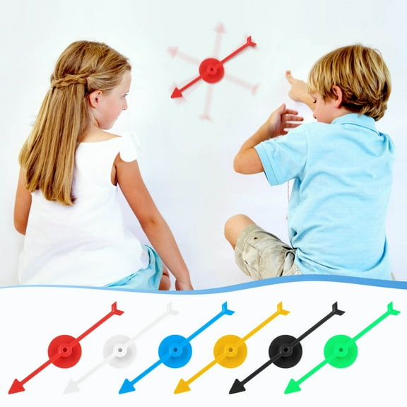 Game Spinner Arrow Engaging Board Arrow Set Home and School Party Spinners Plastic Craft with Suction Cup Board Games Accessories Arrow Spinner for Games