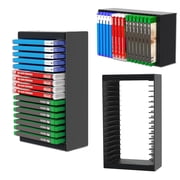 Game Storage Tower Holder, Universal Wall Mount Game Organizers Storage for Nintendo Switch 2/ PS5/4/ XboxOne/Series, 2Pack