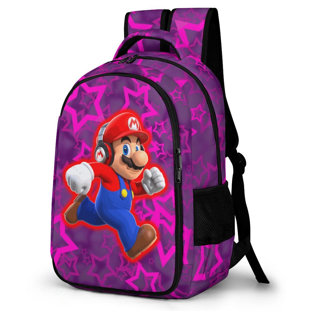 Game Super Mario Unisex, Leisure Backpack for Adults , Size 16.5x 12.6