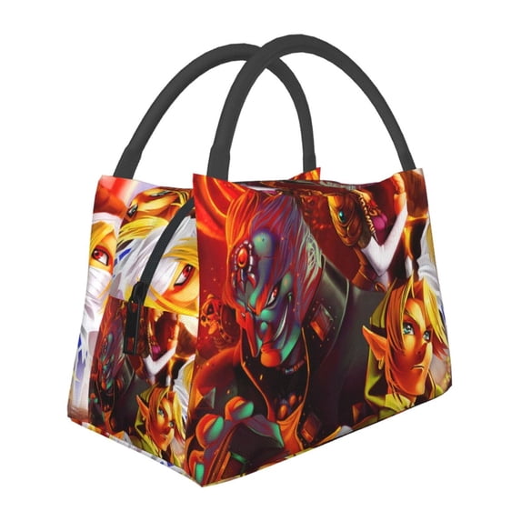 Game The Legend Of Zelda Portable Insulation Lunch Bags,Thermal Bento Bag,Student Lunch Box Lunchbag,Reusable Picnic Bag,Snack Bag,Ice Bag