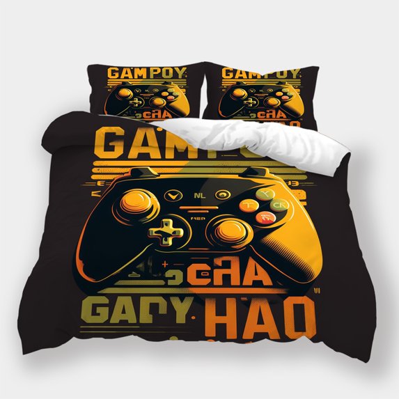 Game Theme Bedding Set Quilt Cover Duvet Cover Pillowcase Teenager Fashion Home Bedclothes,Twin (68"x86")