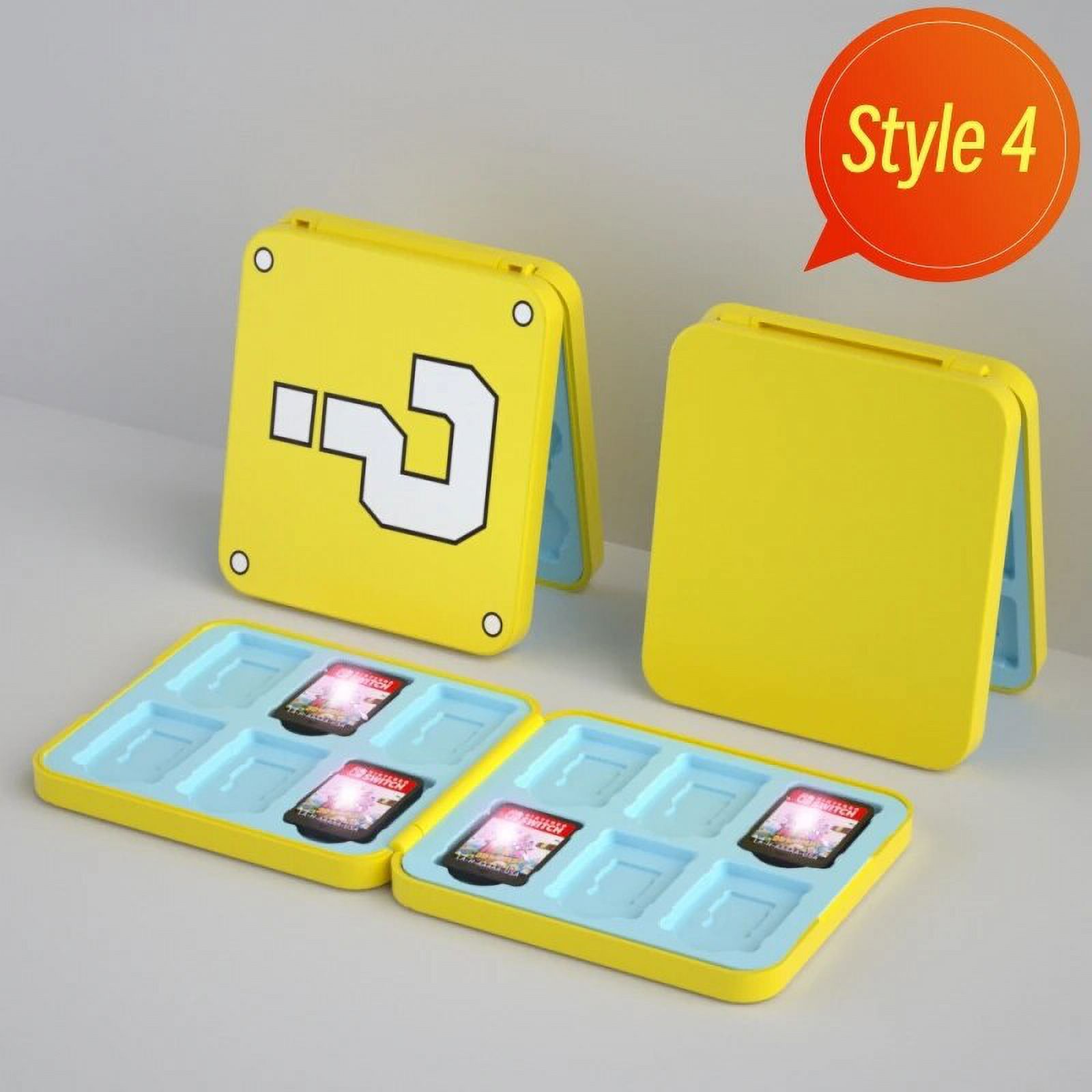 Game Theme Switch Game Card Case 12 in 1 Slots Protective Storage Box