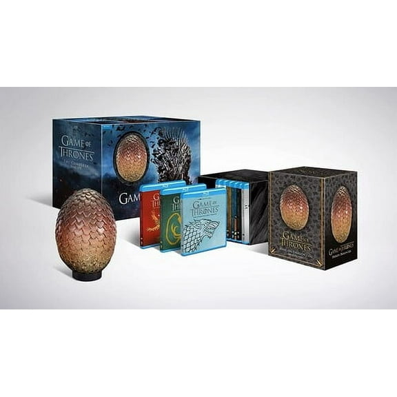 Game of Thrones: Complete Series (Limited 33-Disc All-Region Blu-ray Boxset Includes a Hand-Painted Resin Replica of the Egg That Hatched Drogon and a Display Stand) (Blu-ray), WEA Int'l, Action & Adv