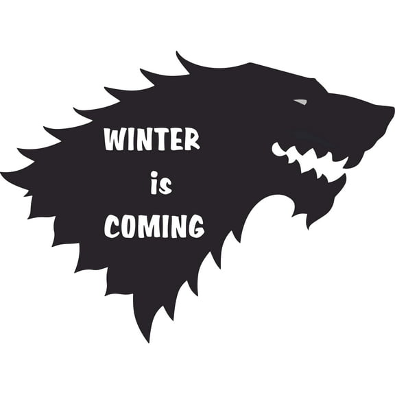 Game of Thrones Dinner is Coming Customized Wall Decal - Custom Vinyl Wall Art - Personalized Name - Baby Girls Boys Kids Bedroom Wall Decal Room Decor Wall Stickers Decoration Size (40x40 inch)